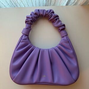 JW PEI Purple Gathered Shoulder Bag